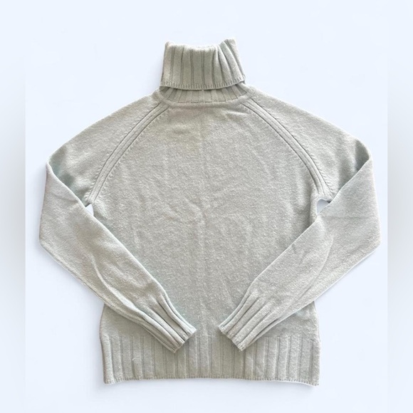 Jacob Womens Light Blue Preppy Cozy Turtleneck Long Sleeve Sweater Medium - Picture 4 of 7